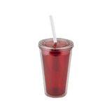 Vaso de Doble Pared con Popote