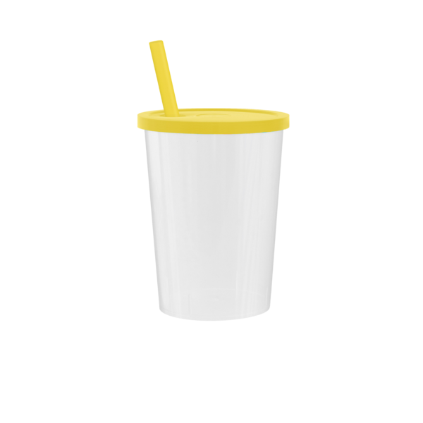 Vaso XS con Tapa y Popote