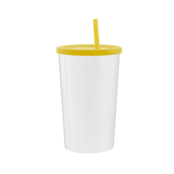 Vaso Party XL con Tapa y Popote