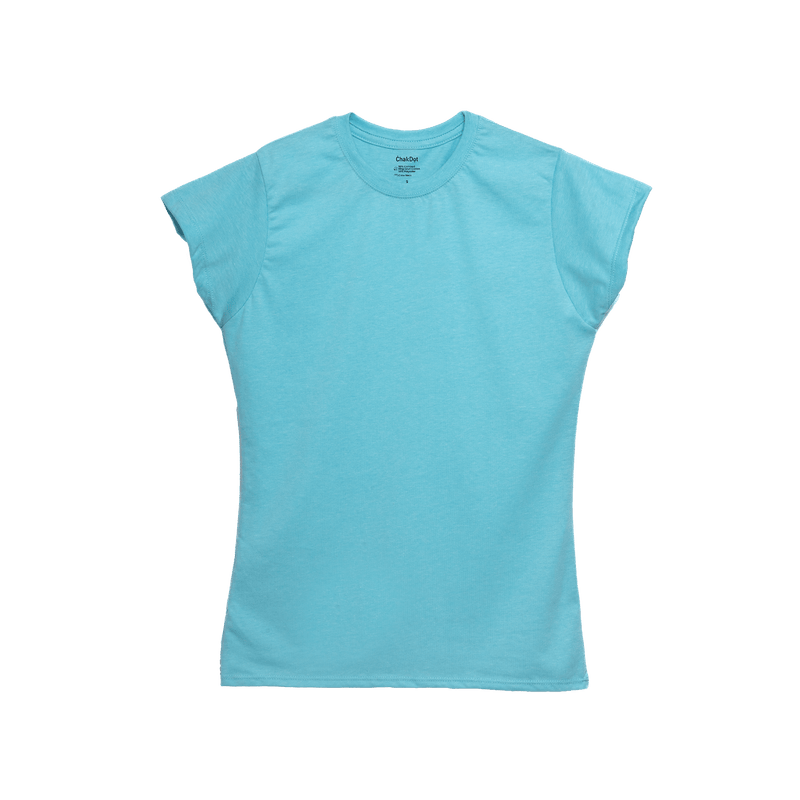 T-Shirt Blend Combed Cuello Redondo Mujer