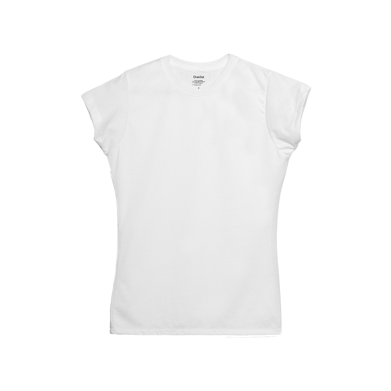T-Shirt Blend Combed Cuello Redondo Mujer