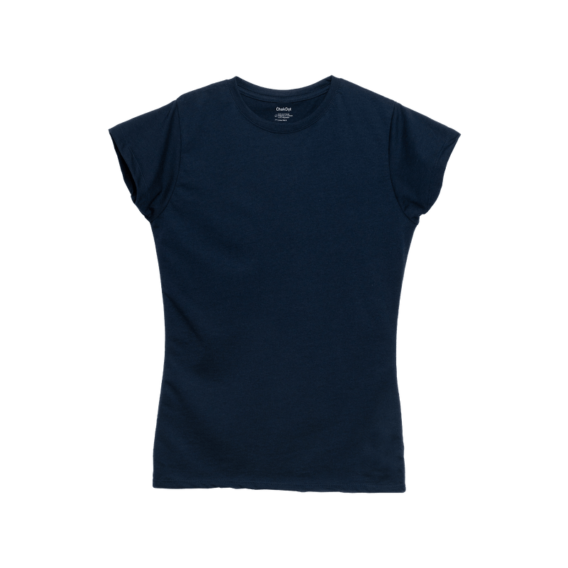 T-Shirt Blend Combed Cuello Redondo Mujer