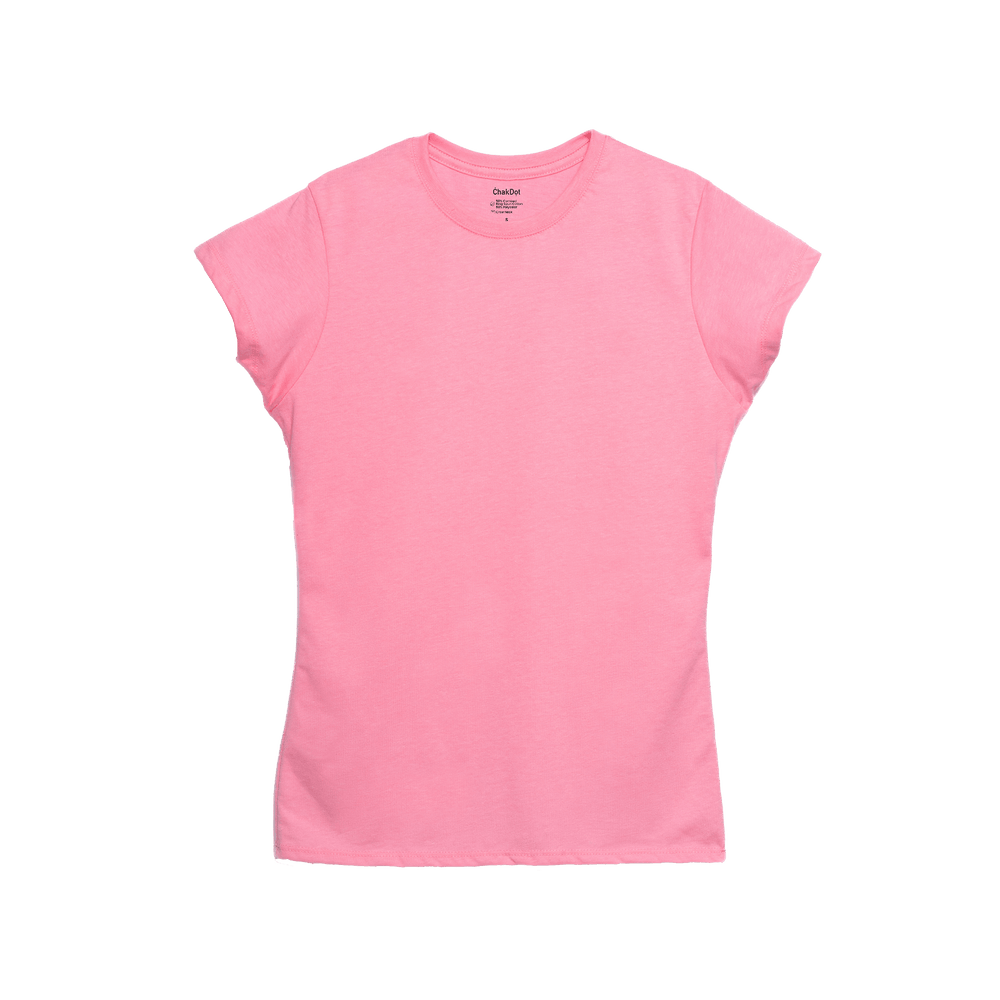 T-Shirt Blend Combed Cuello Redondo Mujer