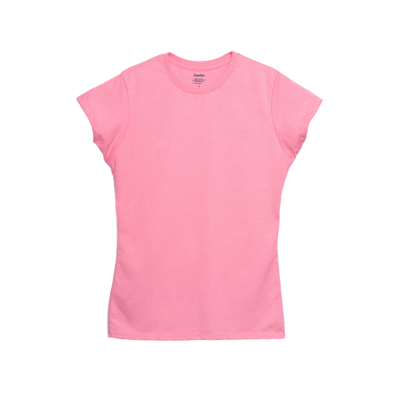 T-Shirt Blend Combed Cuello Redondo Mujer