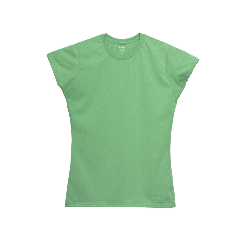 T-Shirt Blend Combed Cuello Redondo Mujer