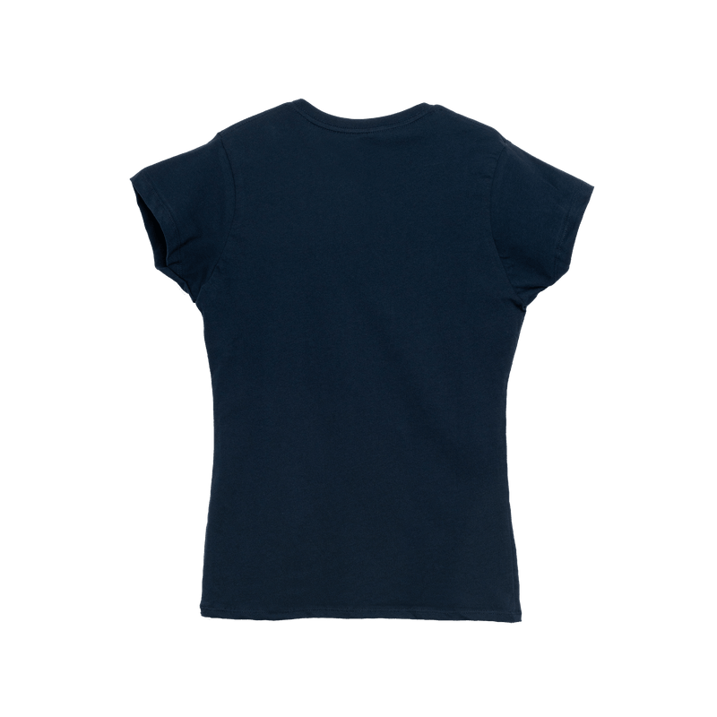 T-Shirt 100% Algodón Peinado Cuello Redondo Mujer