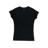 T-Shirt 100% Algodón Peinado Cuello Redondo Mujer