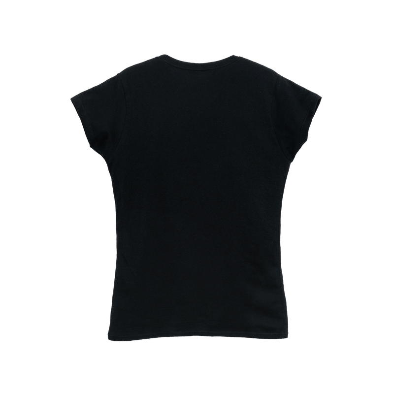 T-Shirt 100% Algodón Peinado Cuello Redondo Mujer