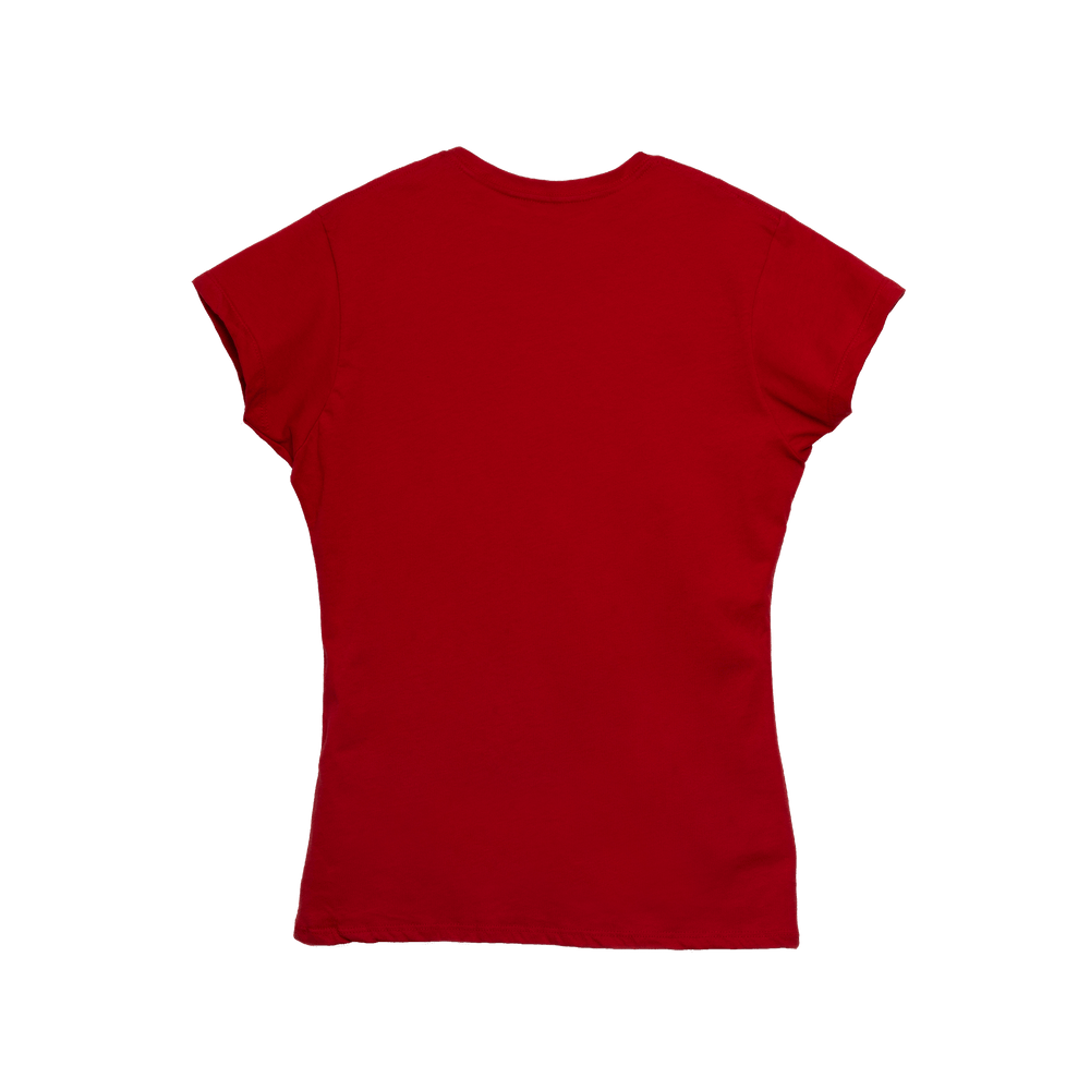 T-Shirt 100% Algodón Peinado Cuello Redondo Mujer