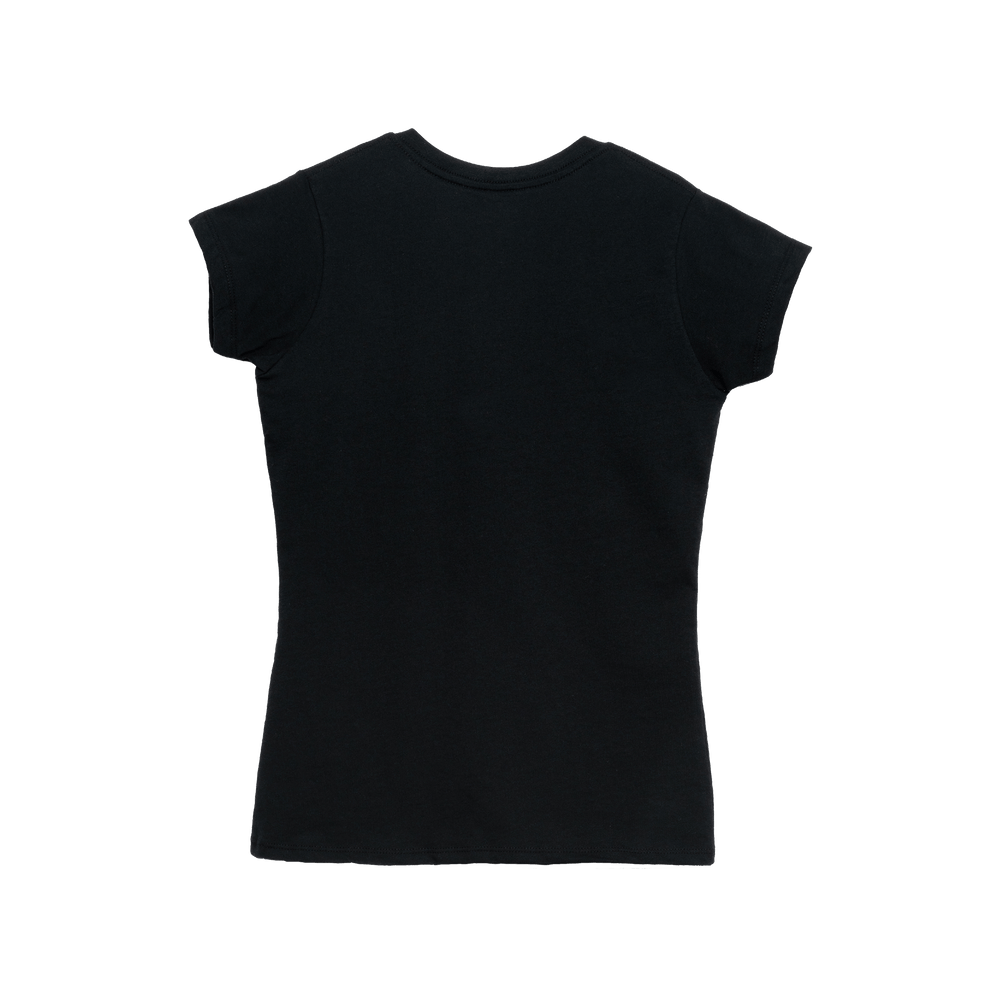 T-Shirt 100% Algodón Peinado V-Neck Mujer