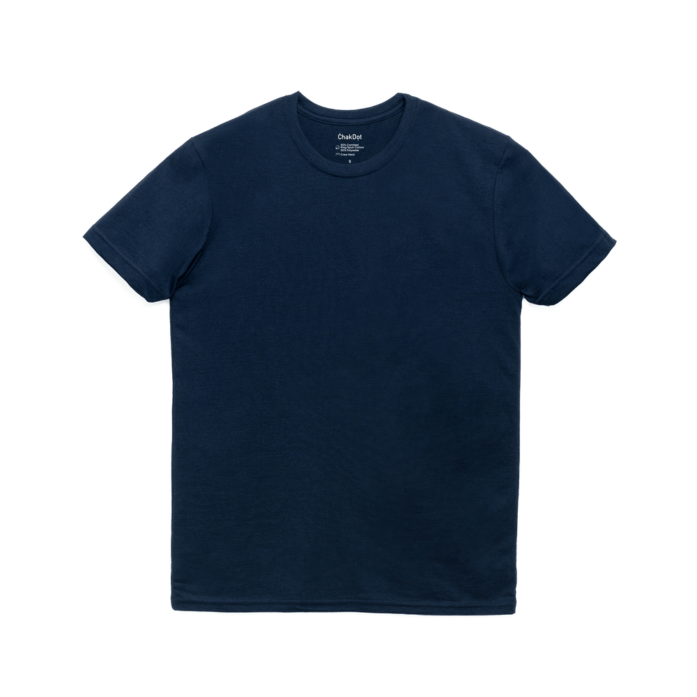 T-Shirt Blend Combed Cuello Redondo Hombre