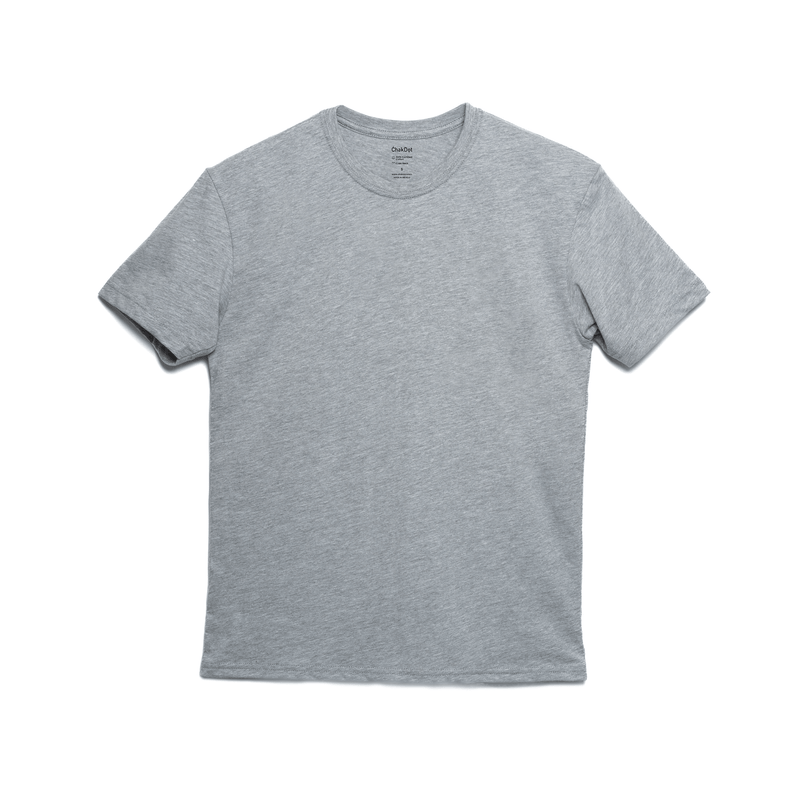 T-Shirt 100% Algodón Peinado Cuello Redondo Hombre