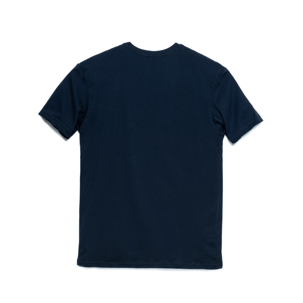 T-Shirt 100% Algodón Peinado Cuello Redondo Hombre