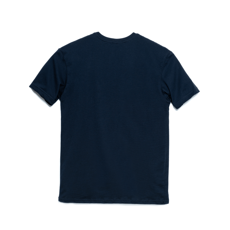 T-Shirt 100% Algodón Peinado Cuello Redondo Hombre