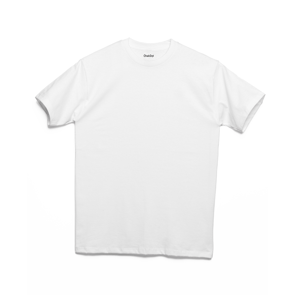 T-Shirt 100% Algodón Cuello Redondo Hombre