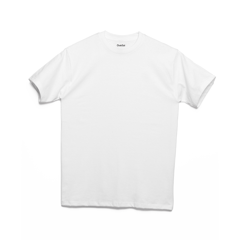 T-Shirt 100% Algodón Cuello Redondo Hombre