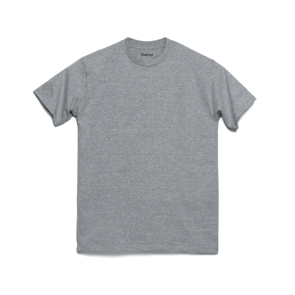 T-Shirt 100% Algodón Cuello Redondo Hombre