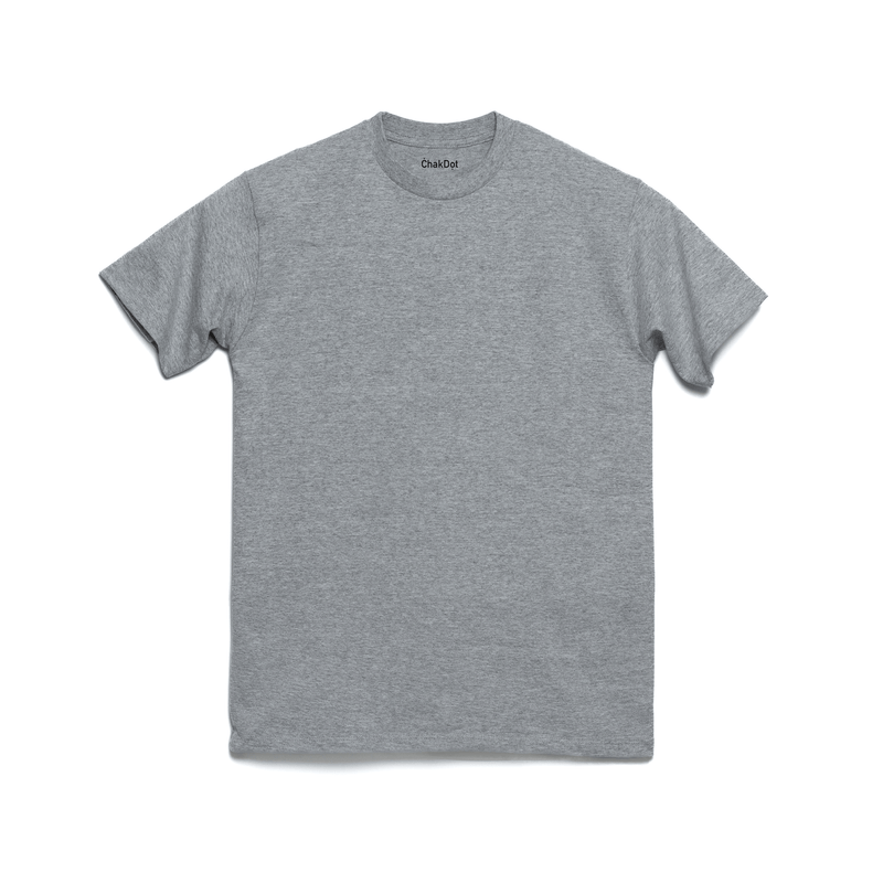 T-Shirt 100% Algodón Cuello Redondo Hombre