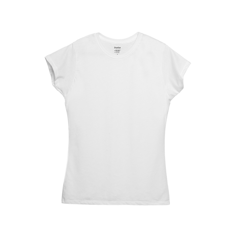 T-Shirt Triblend Cuello Redondo Mujer