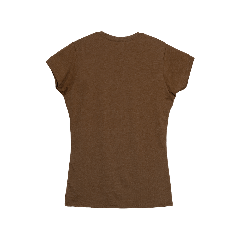 T-Shirt Triblend Cuello Redondo Mujer