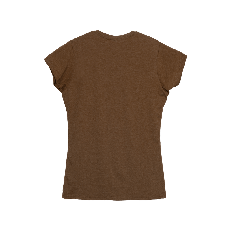 T-Shirt Triblend Cuello Redondo Mujer