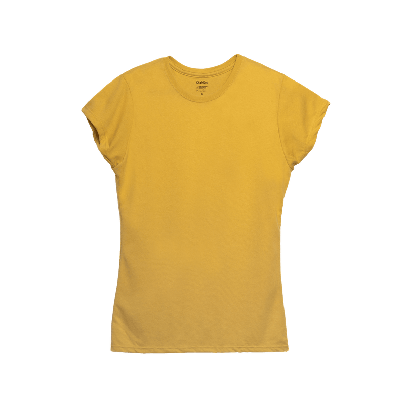 T-Shirt Triblend Cuello Redondo Mujer