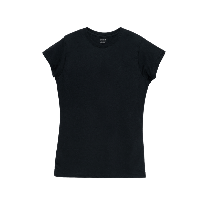 T-Shirt Triblend Cuello Redondo Mujer