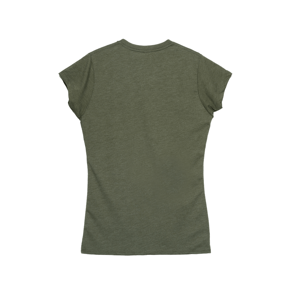 T-Shirt Triblend Cuello Redondo Mujer