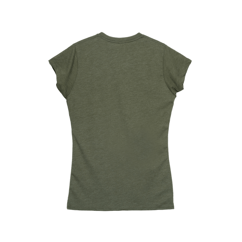 T-Shirt Triblend Cuello Redondo Mujer