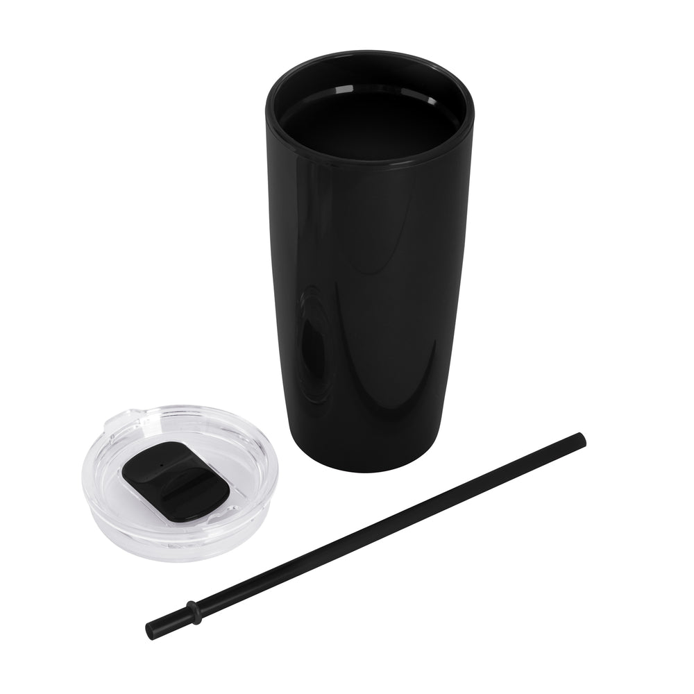 Mug Doble Pared con Popote