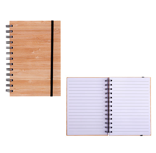 Libreta con Pasta de Bambú